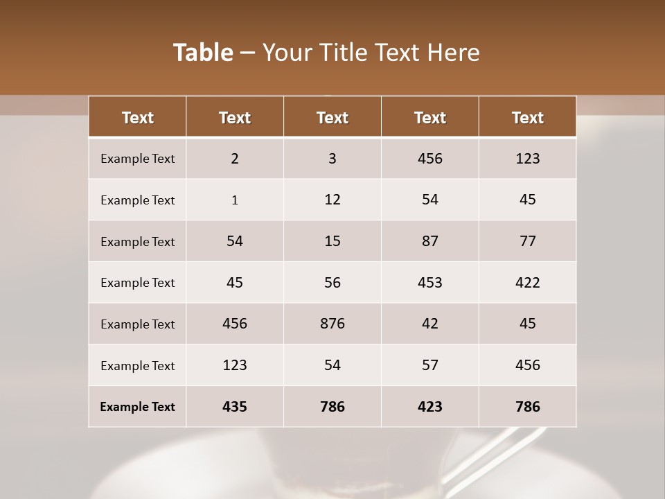 Food Cup Diet PowerPoint Template
