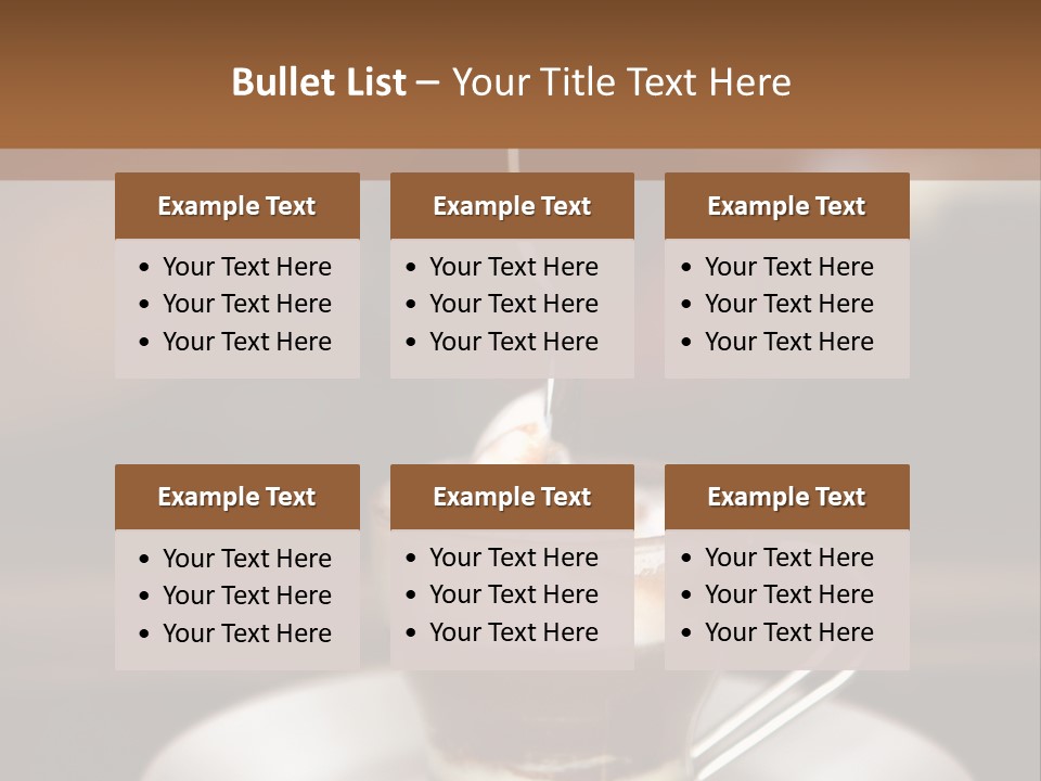 Food Cup Diet PowerPoint Template