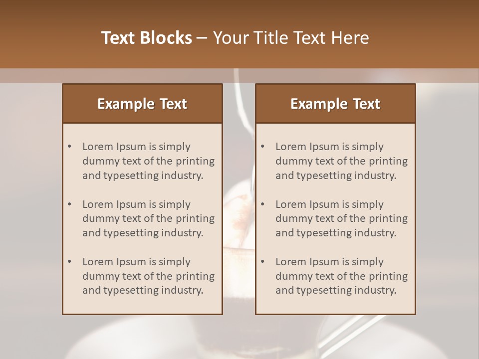 Food Cup Diet PowerPoint Template
