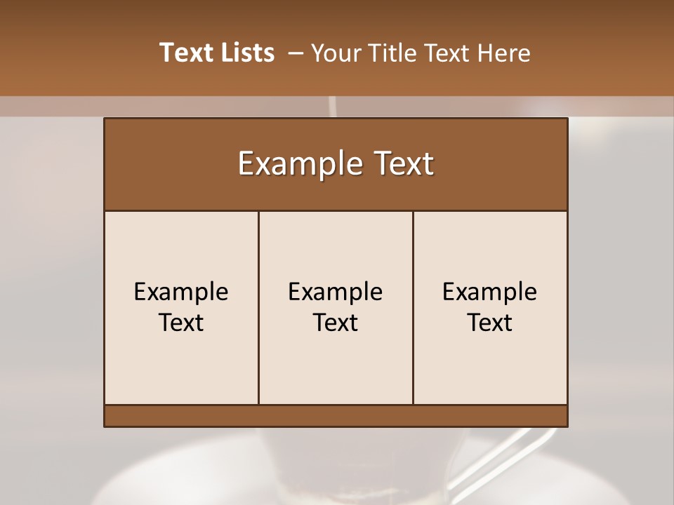 Food Cup Diet PowerPoint Template