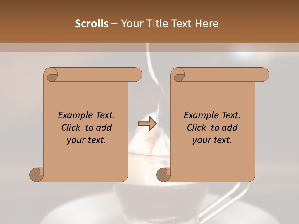 Food Cup Diet PowerPoint Template