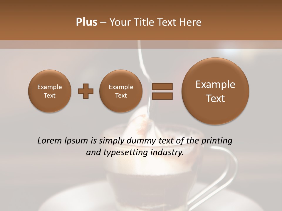 Food Cup Diet PowerPoint Template