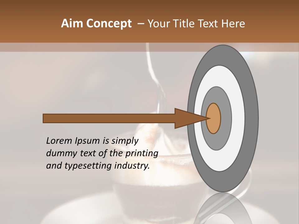 Food Cup Diet PowerPoint Template