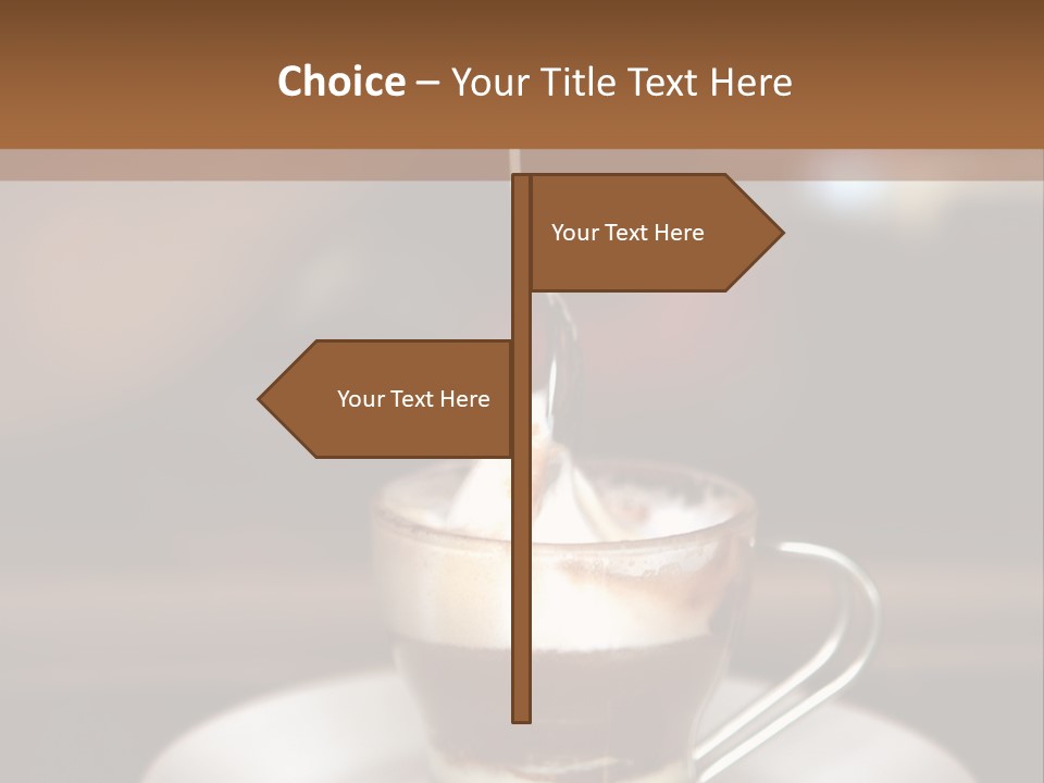 Food Cup Diet PowerPoint Template