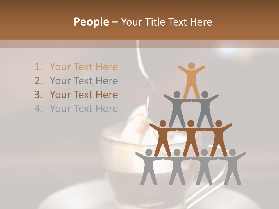 Food Cup Diet PowerPoint Template