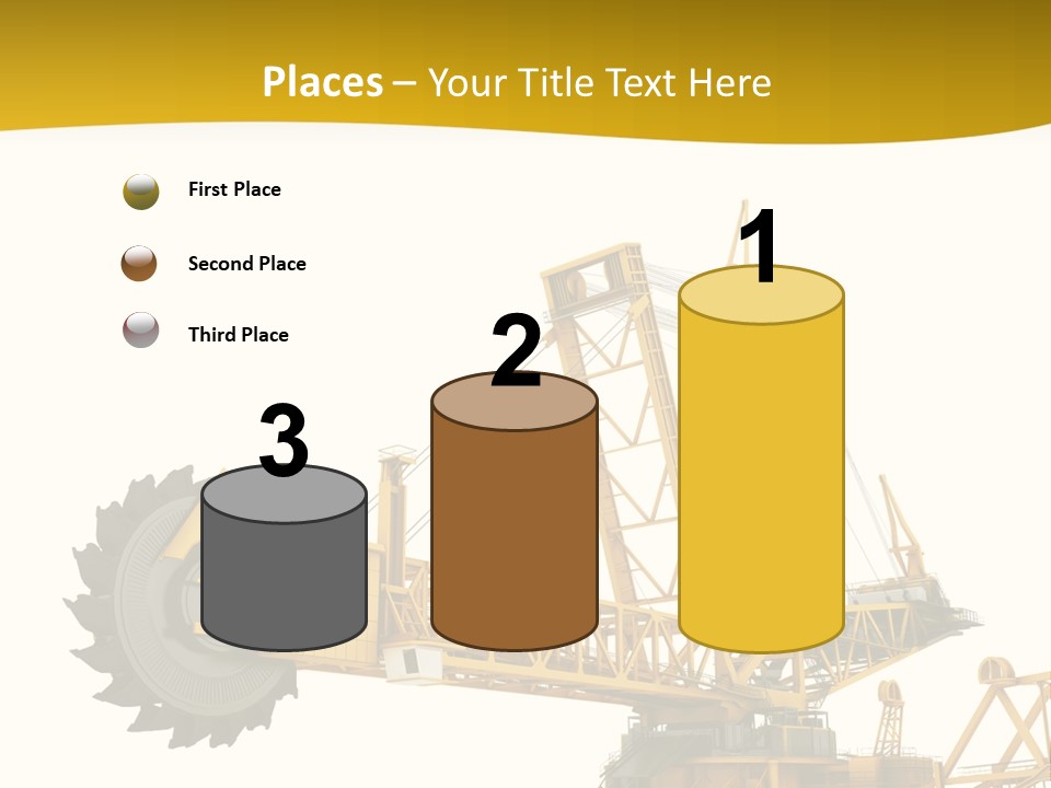 Coal Overweight Factory PowerPoint Template
