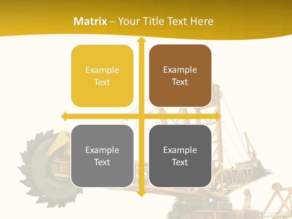 Coal Overweight Factory PowerPoint Template