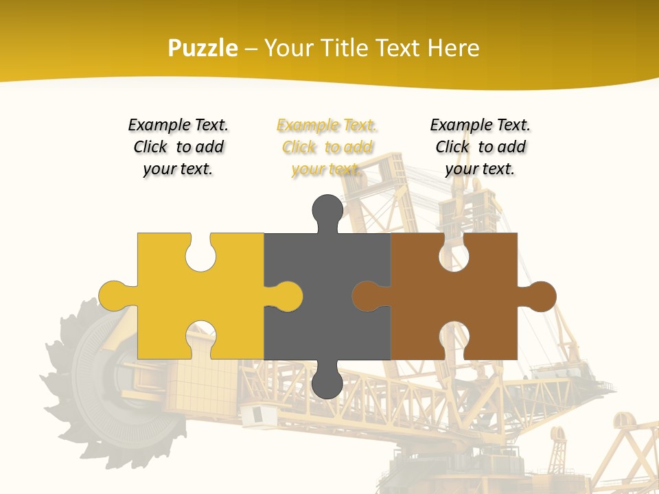 Coal Overweight Factory PowerPoint Template