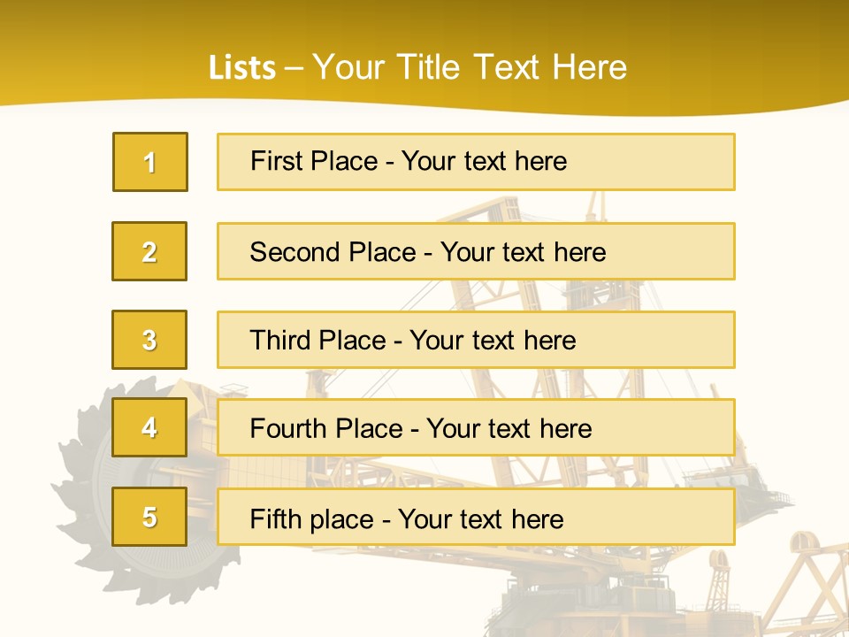 Coal Overweight Factory PowerPoint Template
