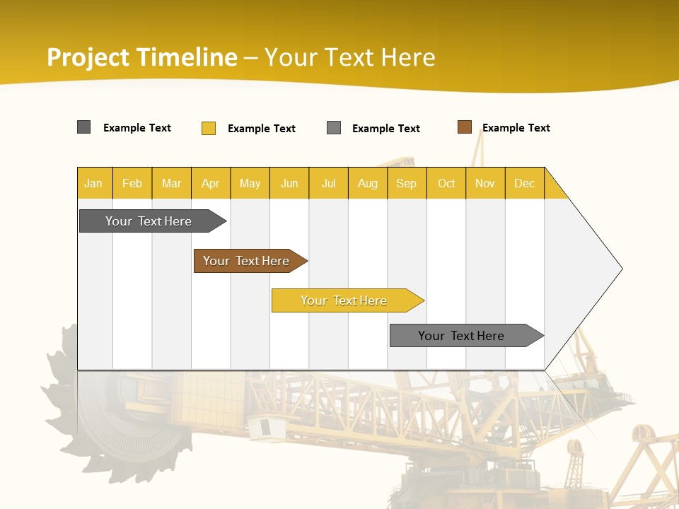 Coal Overweight Factory PowerPoint Template