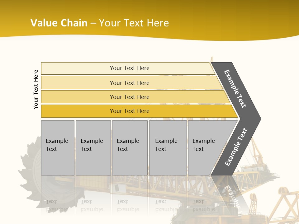 Coal Overweight Factory PowerPoint Template