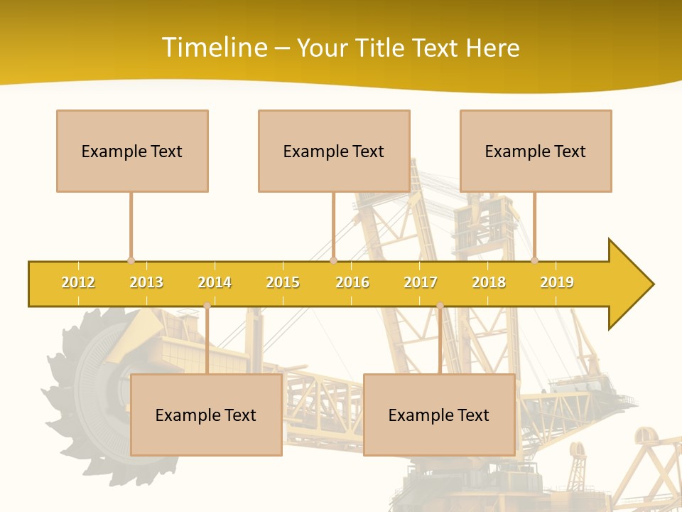 Coal Overweight Factory PowerPoint Template