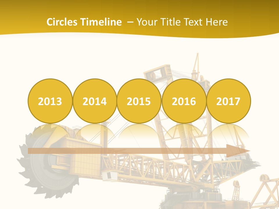 Coal Overweight Factory PowerPoint Template