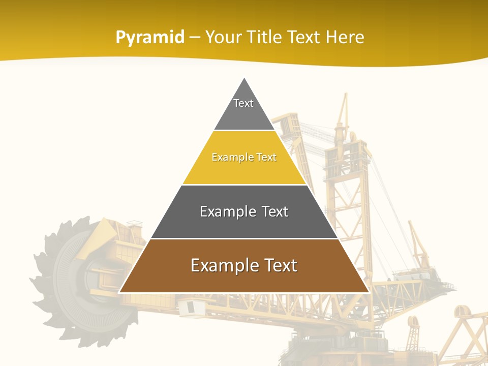 Coal Overweight Factory PowerPoint Template