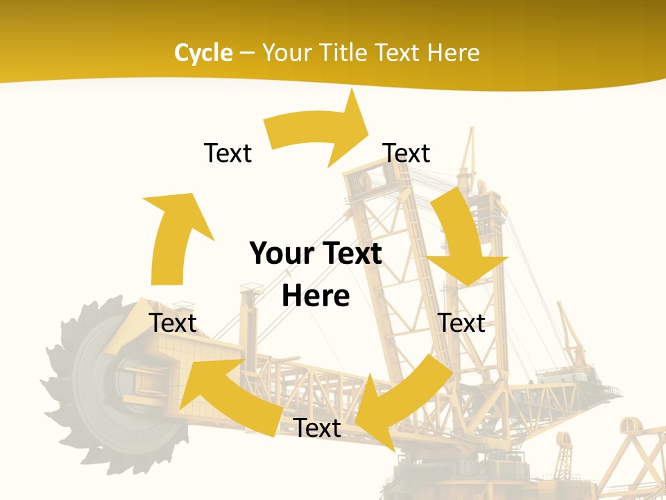 Coal Overweight Factory PowerPoint Template