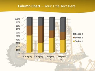 Coal Overweight Factory PowerPoint Template