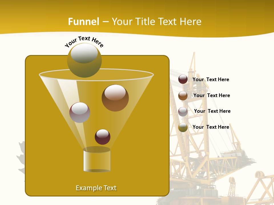 Coal Overweight Factory PowerPoint Template