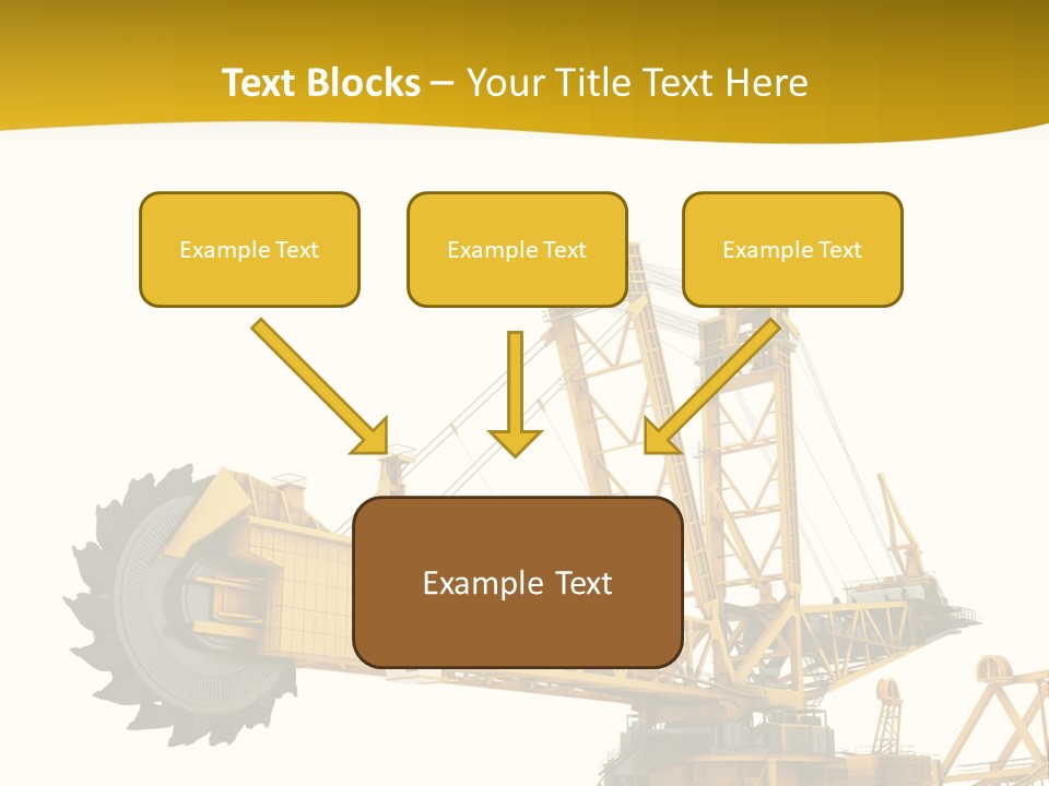 Coal Overweight Factory PowerPoint Template