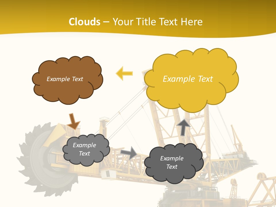 Coal Overweight Factory PowerPoint Template