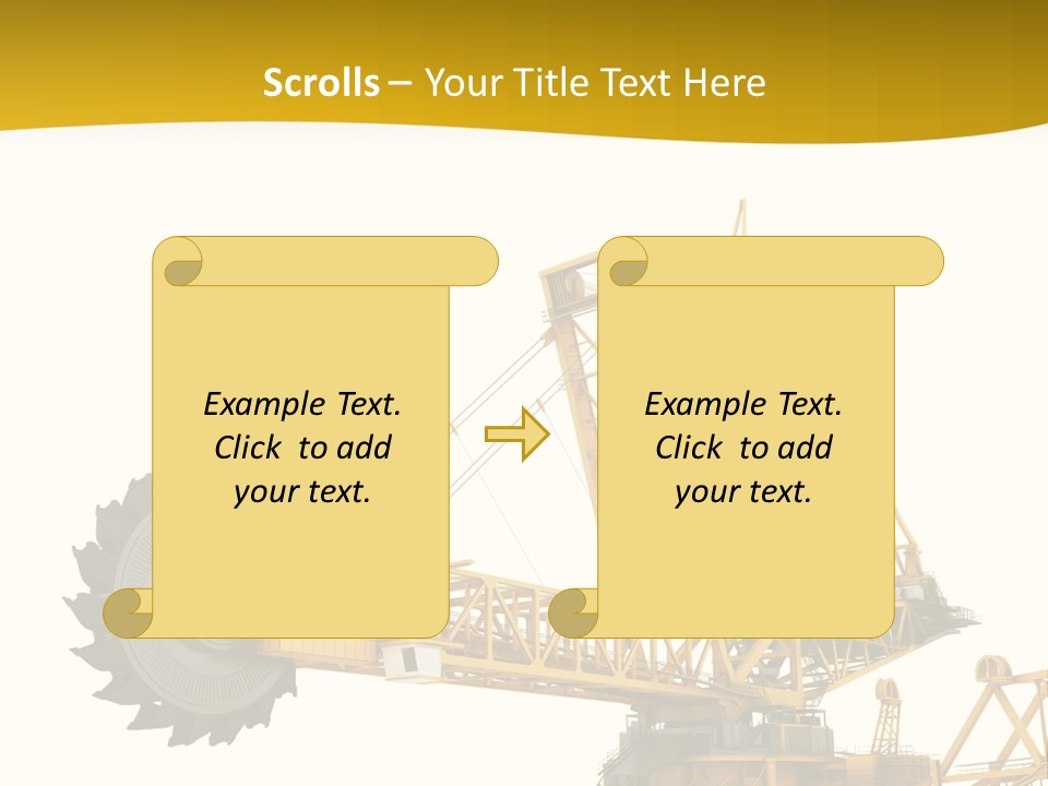 Coal Overweight Factory PowerPoint Template