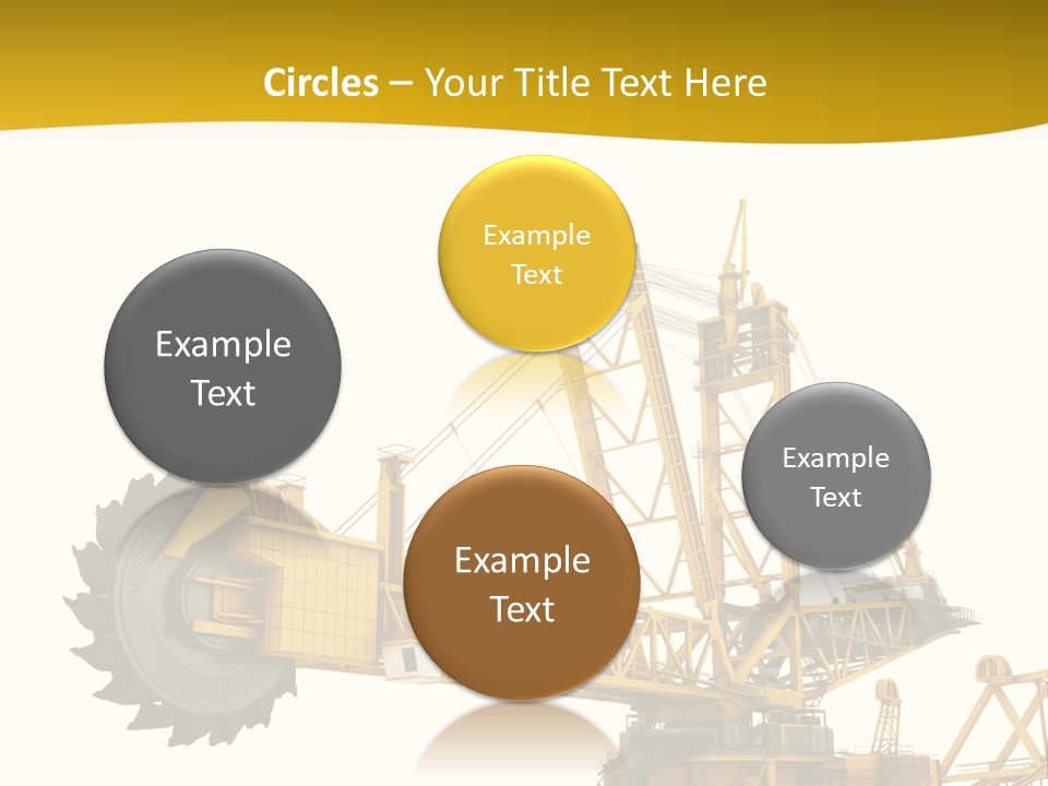 Coal Overweight Factory PowerPoint Template