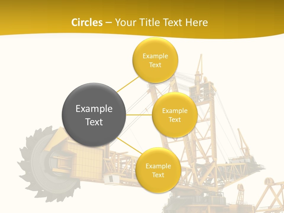 Coal Overweight Factory PowerPoint Template