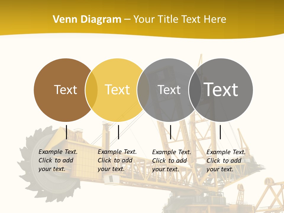 Coal Overweight Factory PowerPoint Template