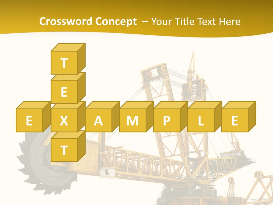 Coal Overweight Factory PowerPoint Template