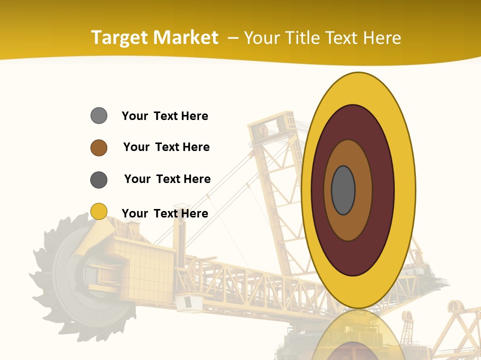 Coal Overweight Factory PowerPoint Template