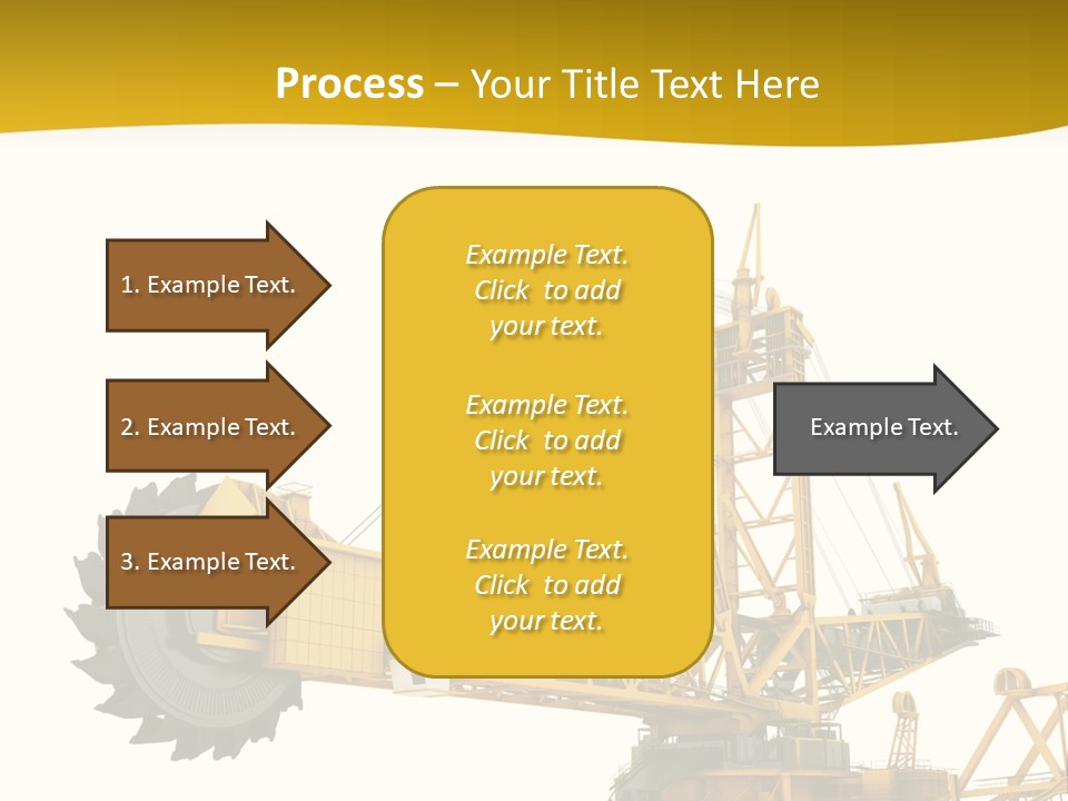 Coal Overweight Factory PowerPoint Template