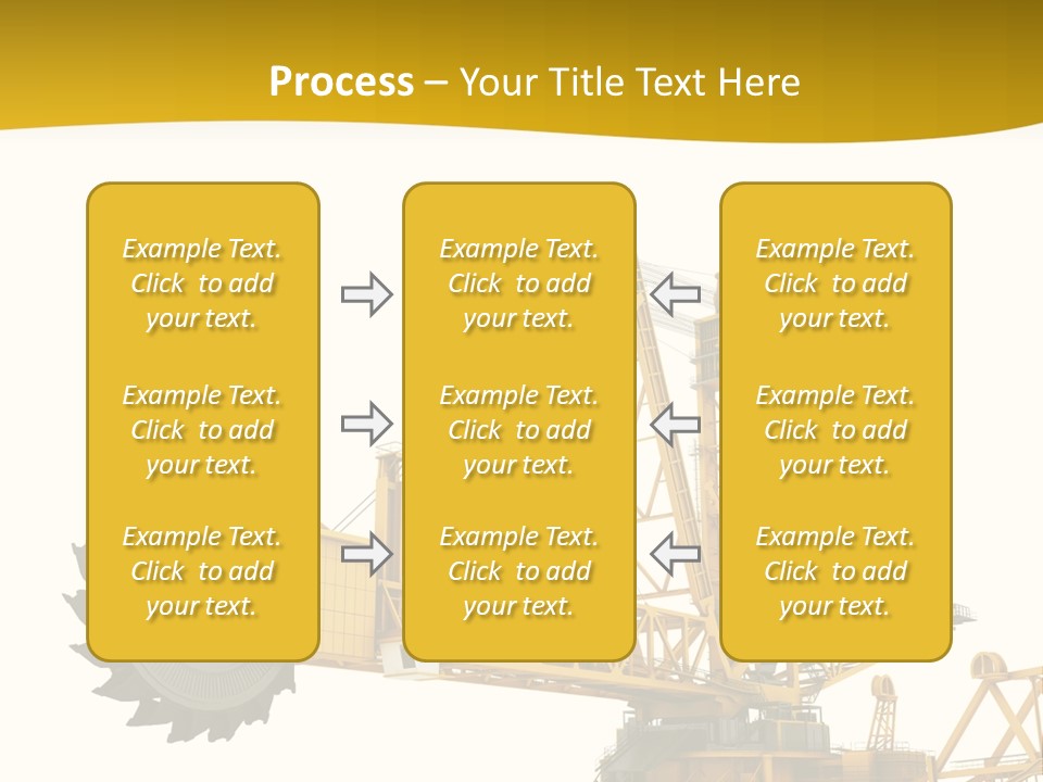 Coal Overweight Factory PowerPoint Template