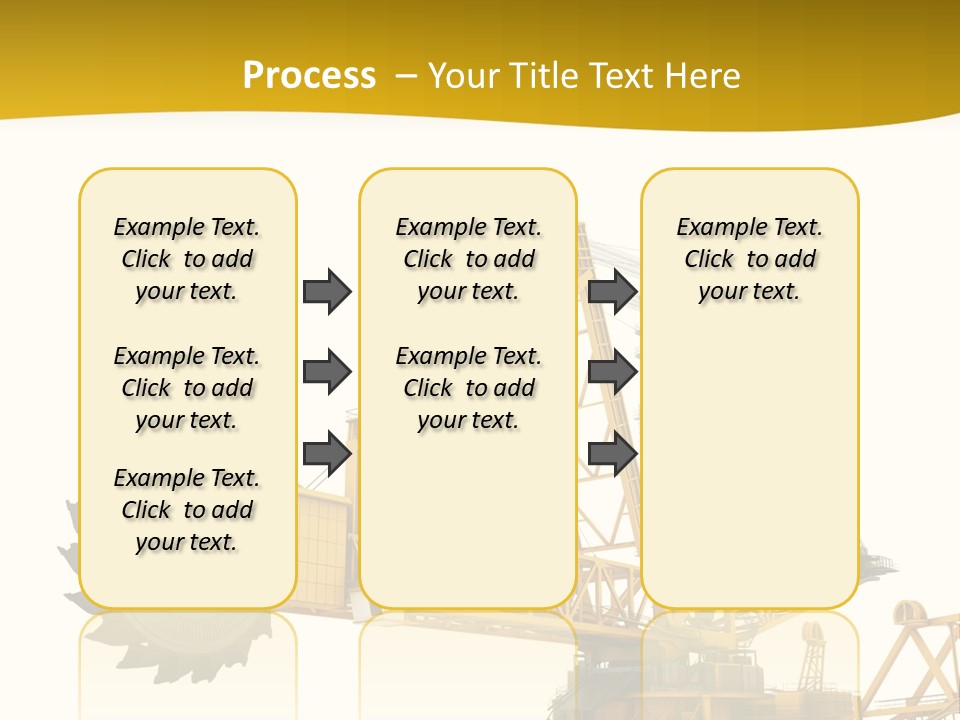 Coal Overweight Factory PowerPoint Template