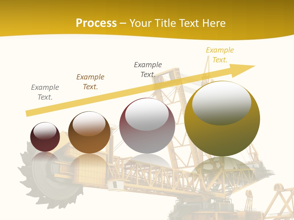 Coal Overweight Factory PowerPoint Template