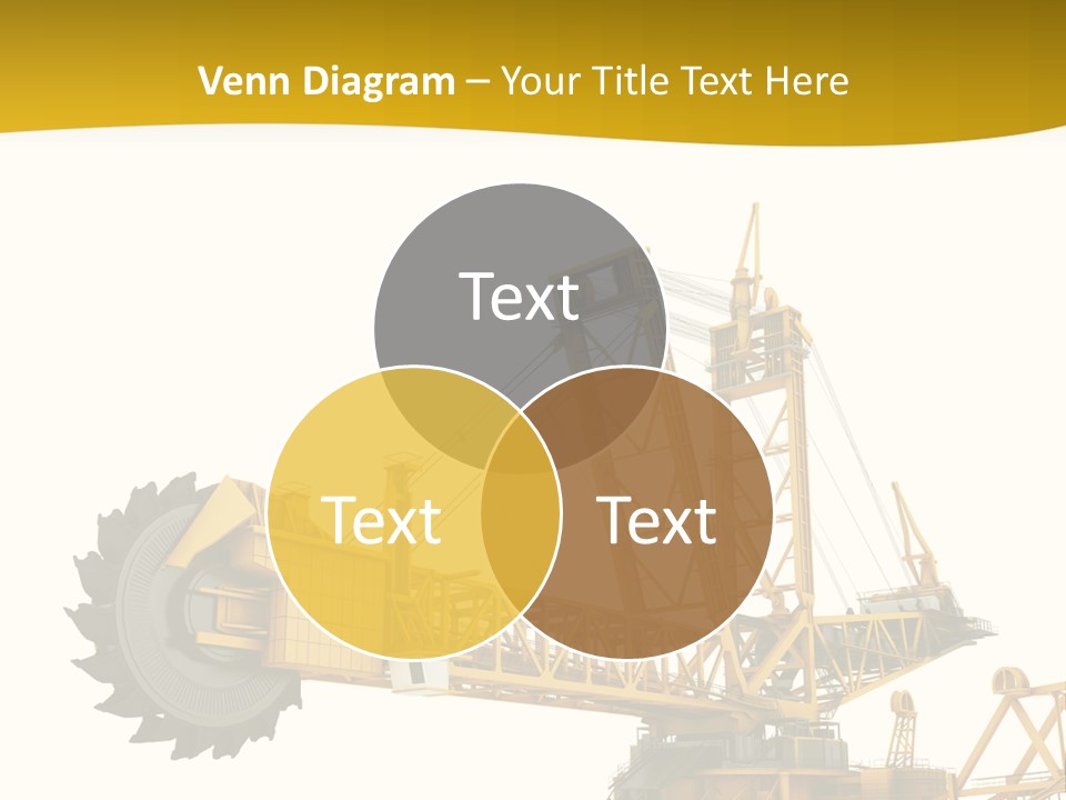 Coal Overweight Factory PowerPoint Template