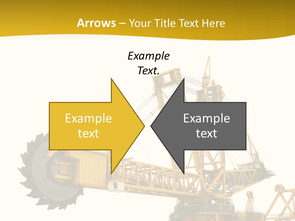 Coal Overweight Factory PowerPoint Template