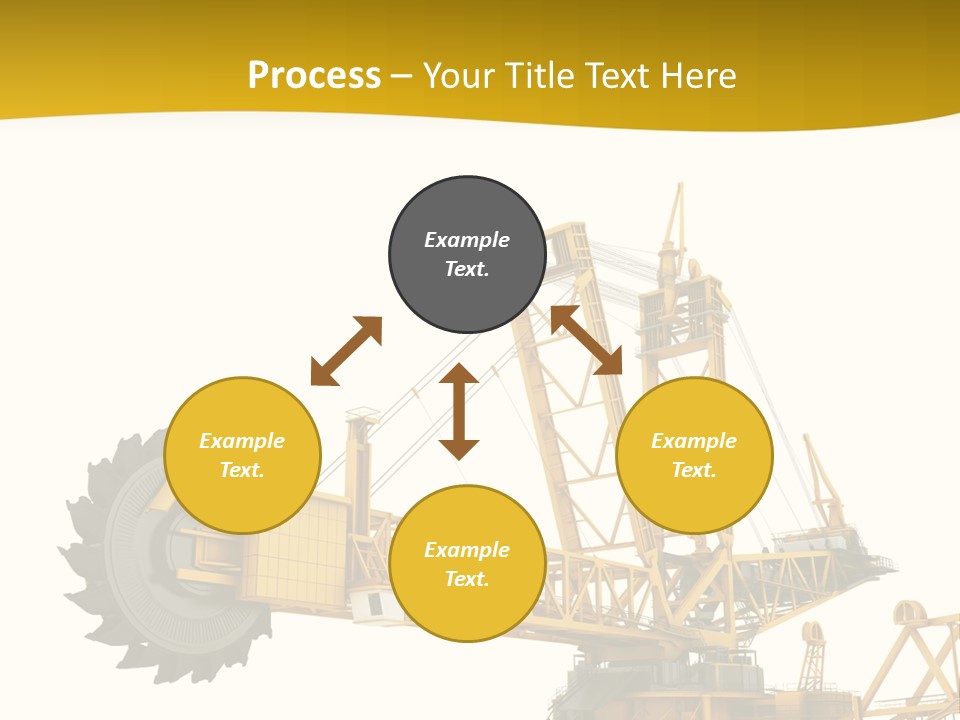 Coal Overweight Factory PowerPoint Template