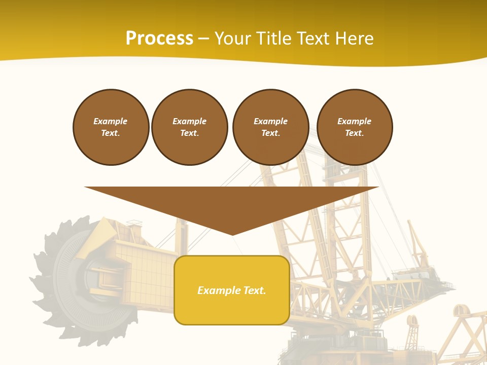 Coal Overweight Factory PowerPoint Template