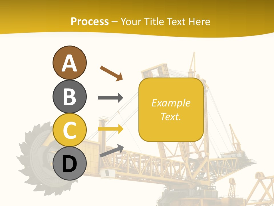 Coal Overweight Factory PowerPoint Template