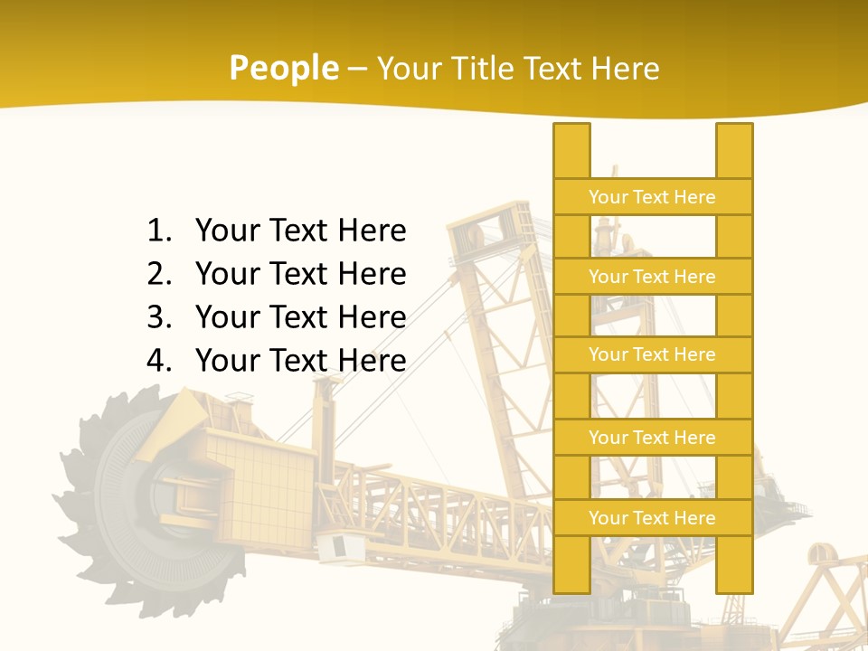Coal Overweight Factory PowerPoint Template
