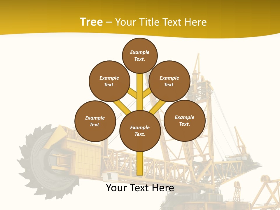 Coal Overweight Factory PowerPoint Template