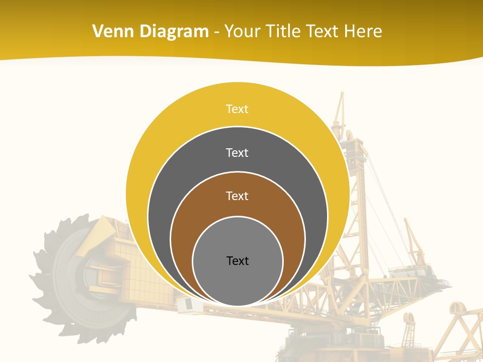Coal Overweight Factory PowerPoint Template