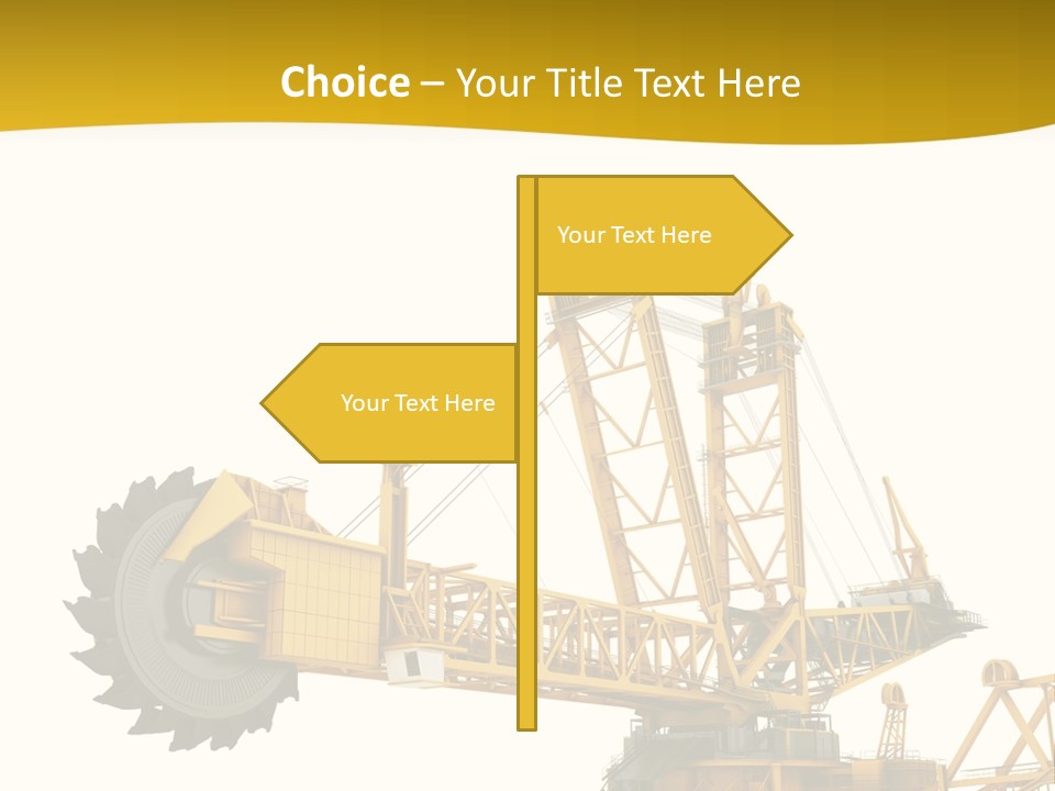Coal Overweight Factory PowerPoint Template