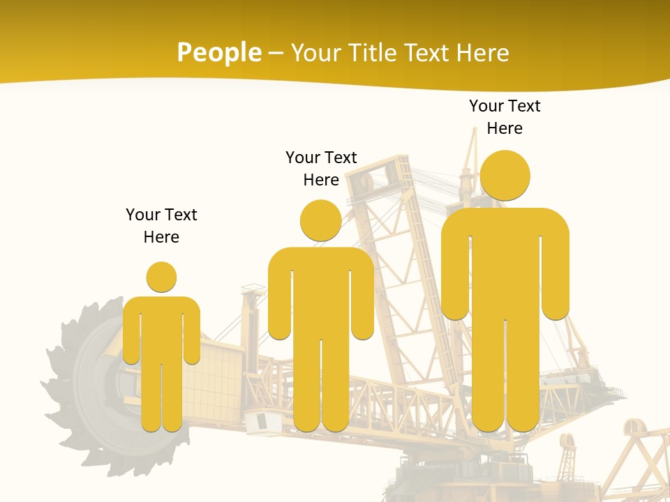 Coal Overweight Factory PowerPoint Template