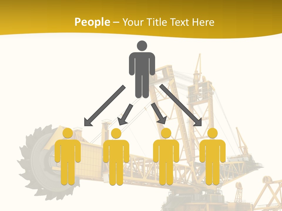 Coal Overweight Factory PowerPoint Template