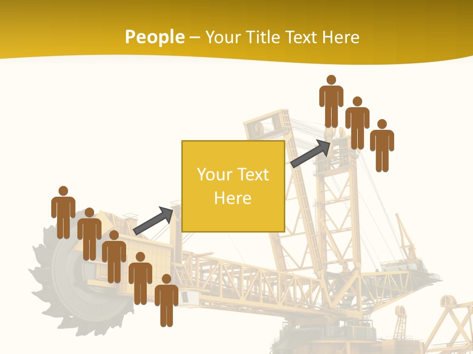 Coal Overweight Factory PowerPoint Template