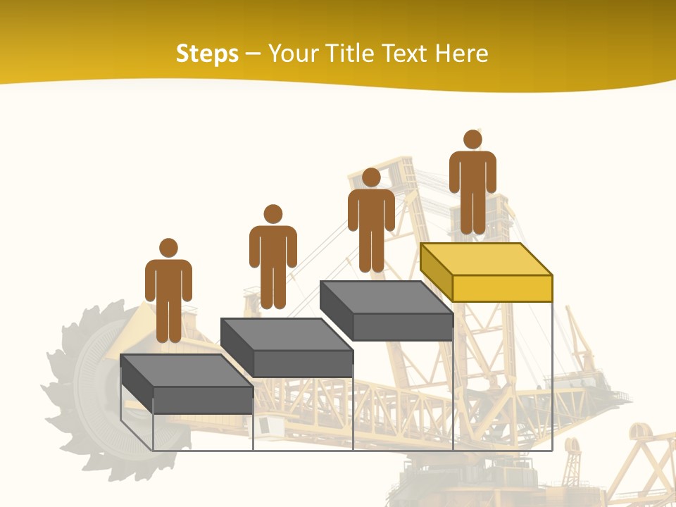 Coal Overweight Factory PowerPoint Template