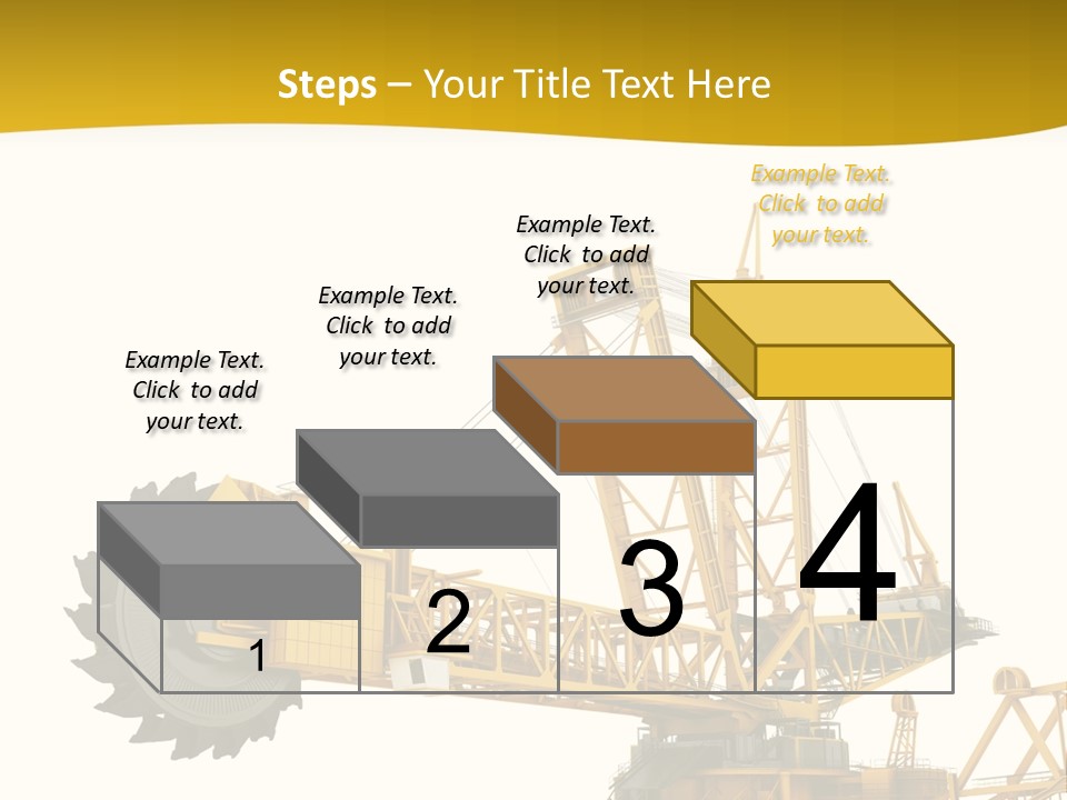 Coal Overweight Factory PowerPoint Template