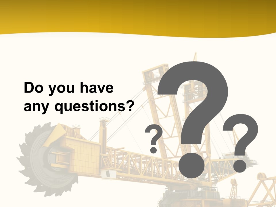 Coal Overweight Factory PowerPoint Template