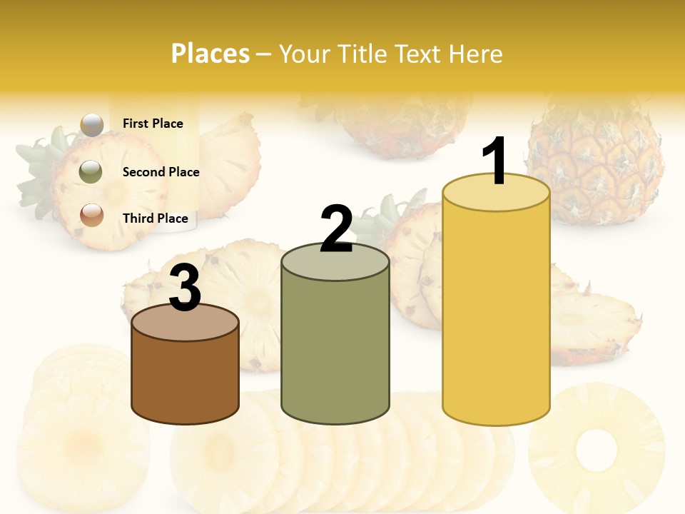 Chopped Pile Fresh PowerPoint Template