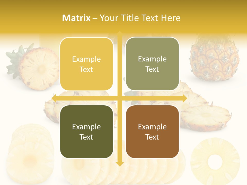 Chopped Pile Fresh PowerPoint Template